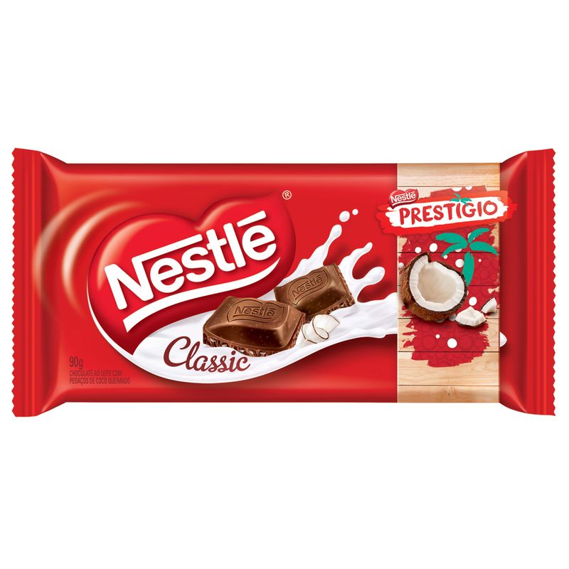 Chocolate Nestlé Classic Prestígio 90g (7891000276815)