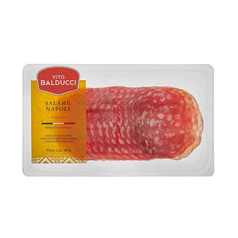 Salame Napoli Vito Balducci 80g (7898902550937)