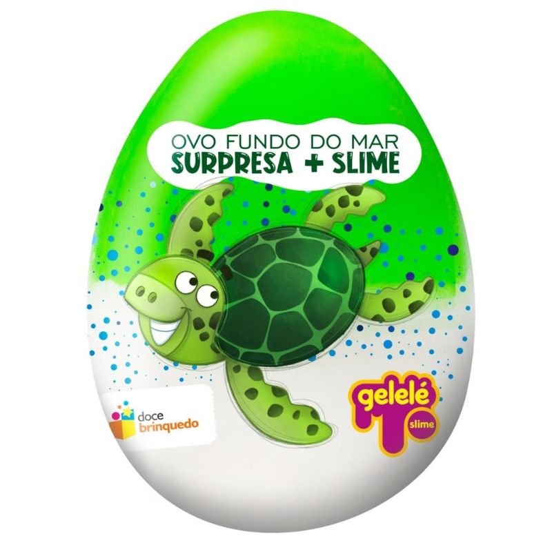 Brinquedo Slime Gelele Ovo Surpresa Fundo Mar 98g (7898947387208)