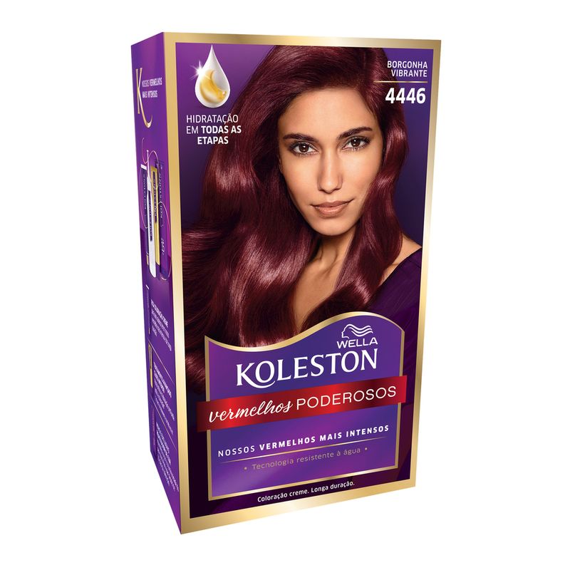 Tinta De Cabelo Koleston Borgonha Vibrante 4446 (7891182016513)