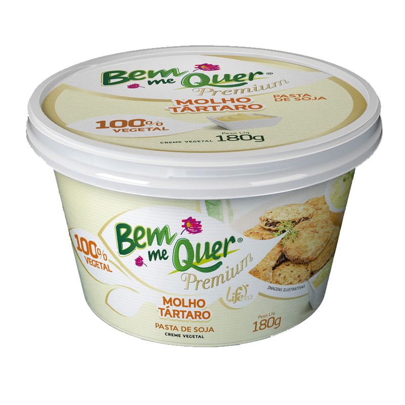 Pasta De Soja Bem Me Quer Molho Tártaro 180G (7898937868915)