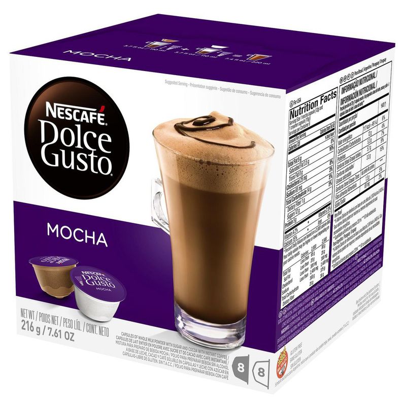 Cápsula de café Dolce Gusto Mocha 16 un (7613034590589)