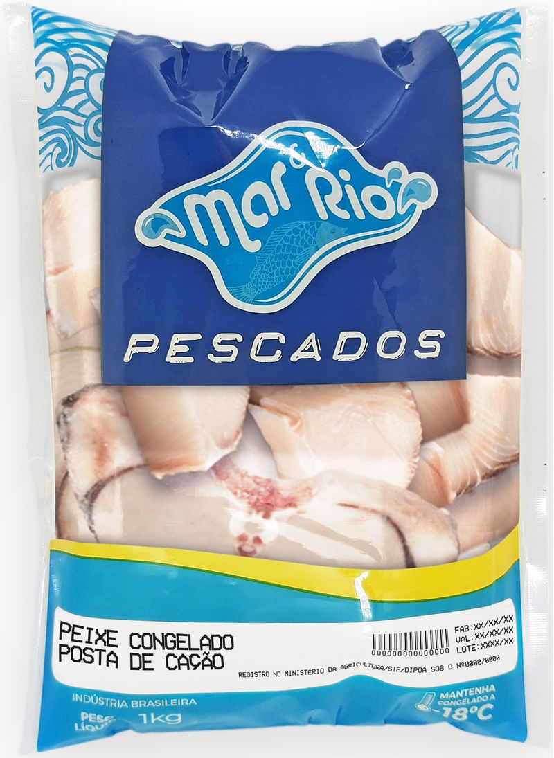 Posta de cação Mar Rio 1kg (7898994463900)