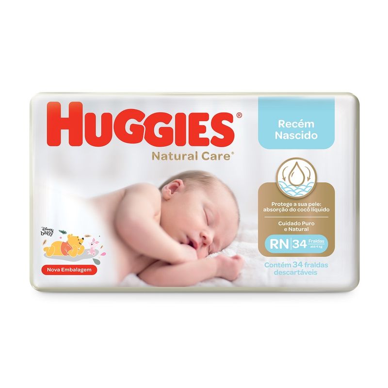 FRALDA-HUGGIES-NAT-CARE-RN-C-34