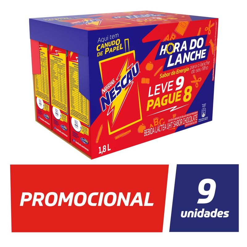 Bebida láctea Nescau Prontinho 200ml (7891000117682)