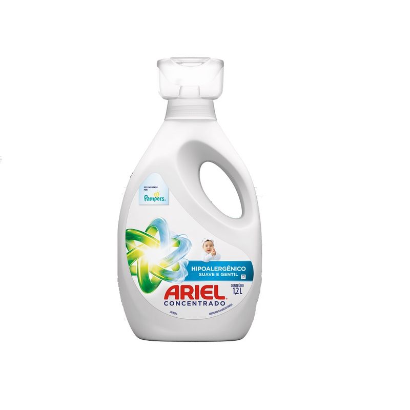 Sabão Ariel líquido concentrado 1,2l (7500435156653)