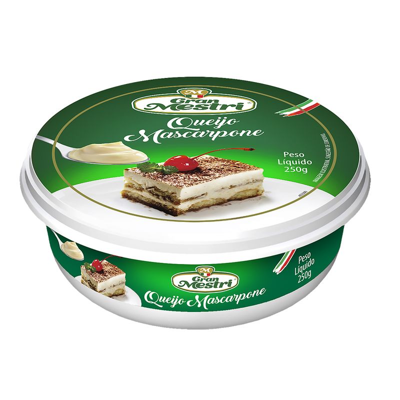 Queijo Mascarpone Gran Mestri 250g (7898670300505)