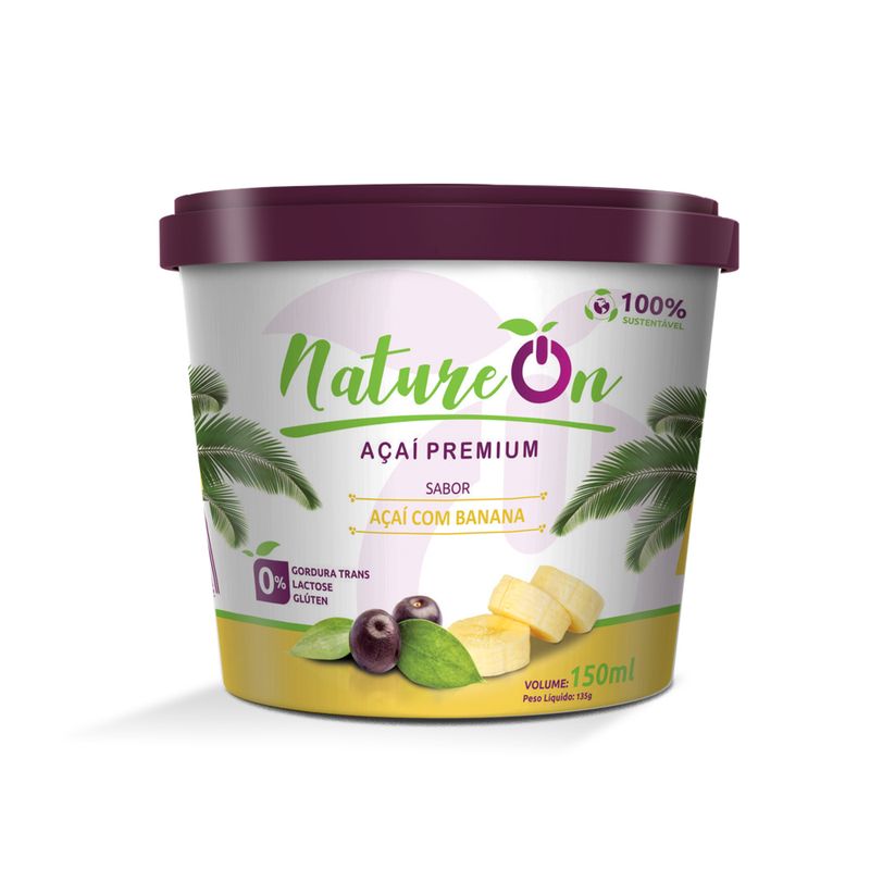 Açaí Nature On 150ml Com Banana (7898964359042)