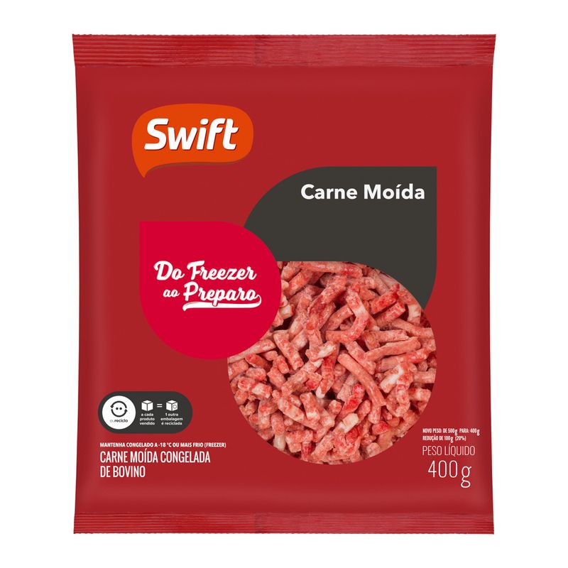 Carne Bovina Moída Swift 400g (7899567298189)