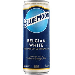 Cerveja Blue Moon Belgian White Lata Sleek 350ml
