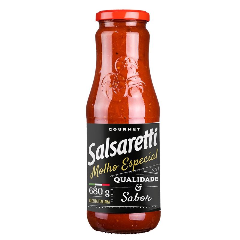Molho Tomate Salsaretti Especial 680g Vidro (7898930142456)