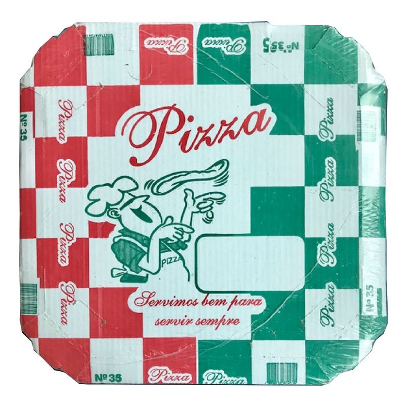 Caixa De Pizza Oitavada Donnoplast N35 (7898516670410)
