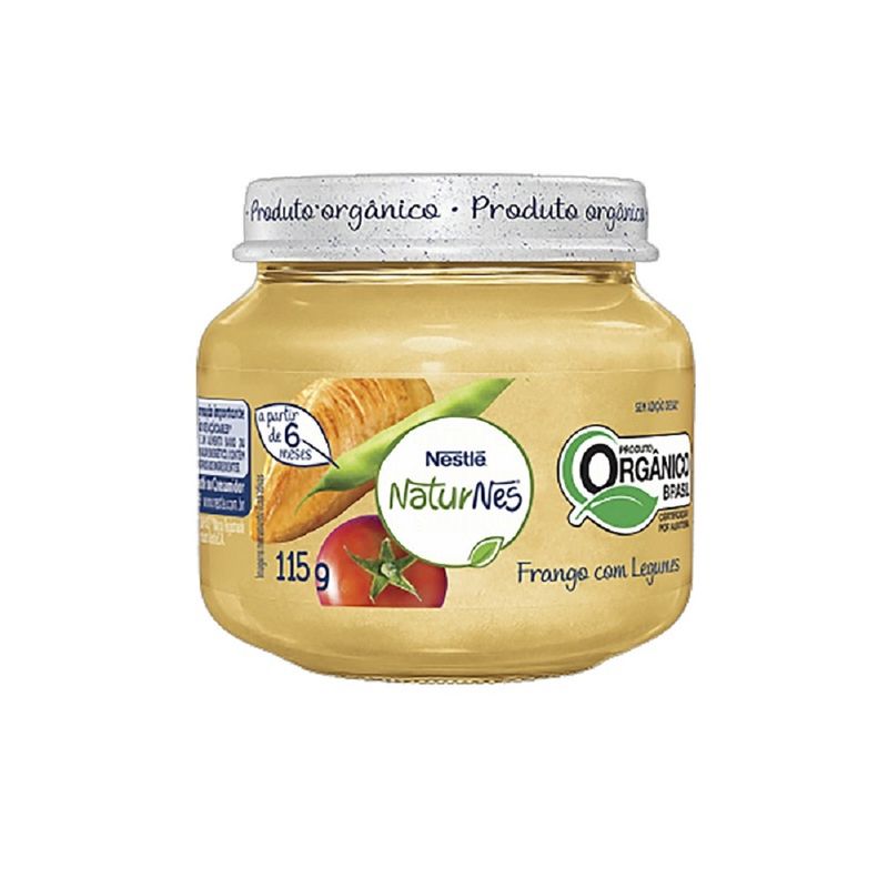 Papinha Orgânica Nestlé Frango com Legumes 115g (7891000332641)