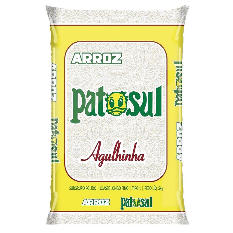 Arroz Agulhinha Tipo 1 Patosul 5Kg (7898949924128)