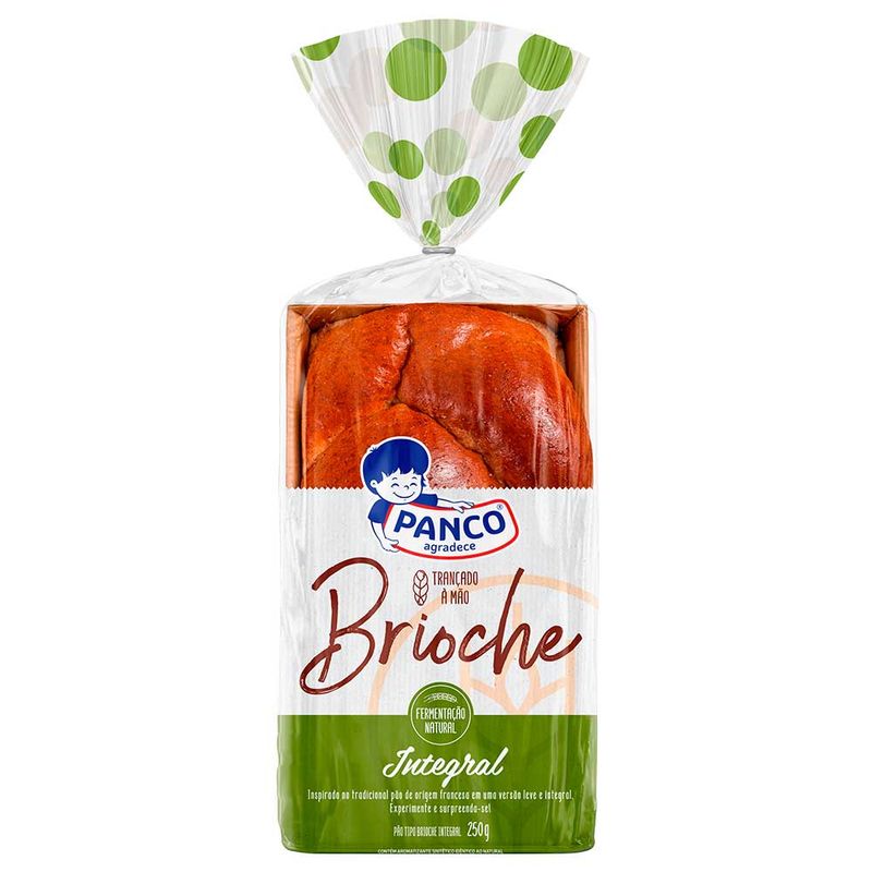 Pão brioche integral Panco 250g (7891203068026)