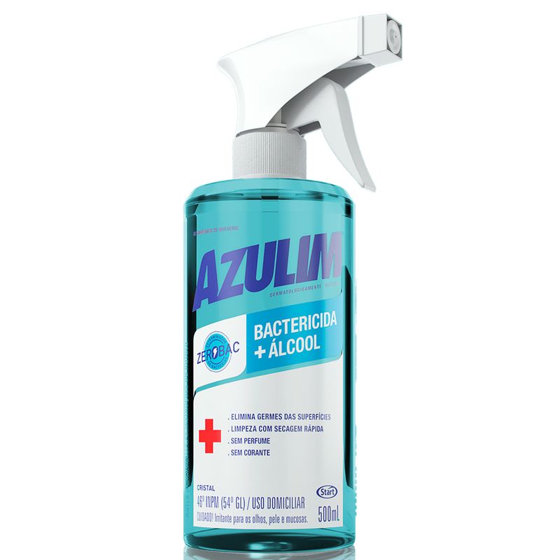 Álcool Higienizador Azulim Gatilho 500ml (7897534852624)