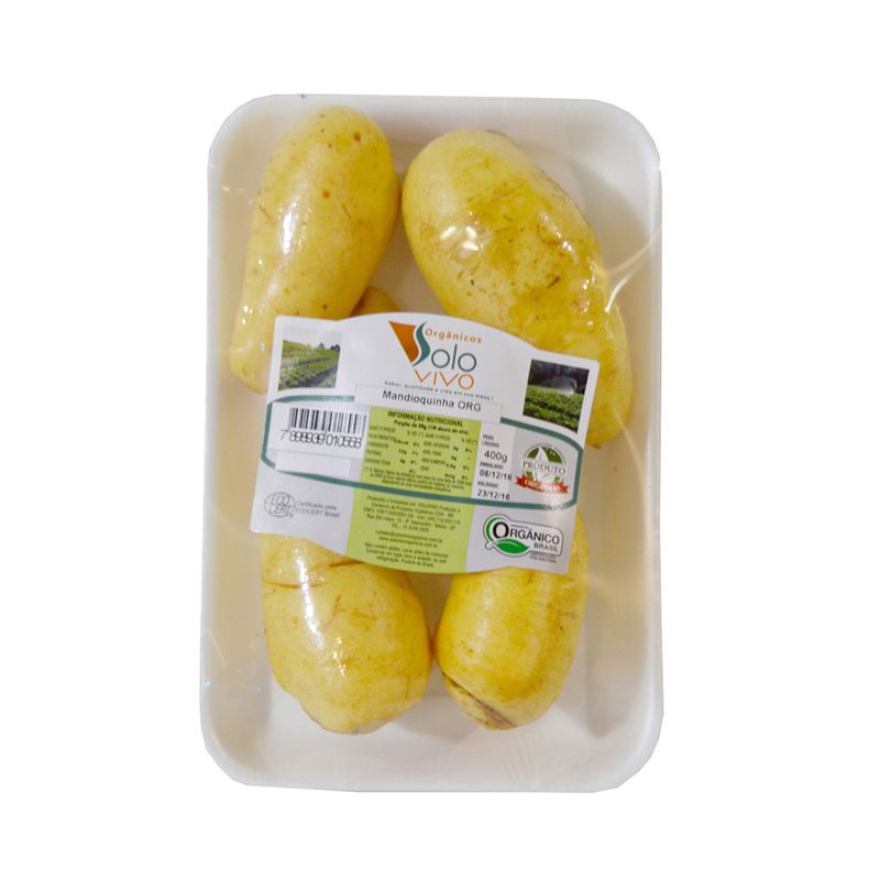MANDIOQUINHA ORGANICA SOLO VIVO 400G (7898939010558)