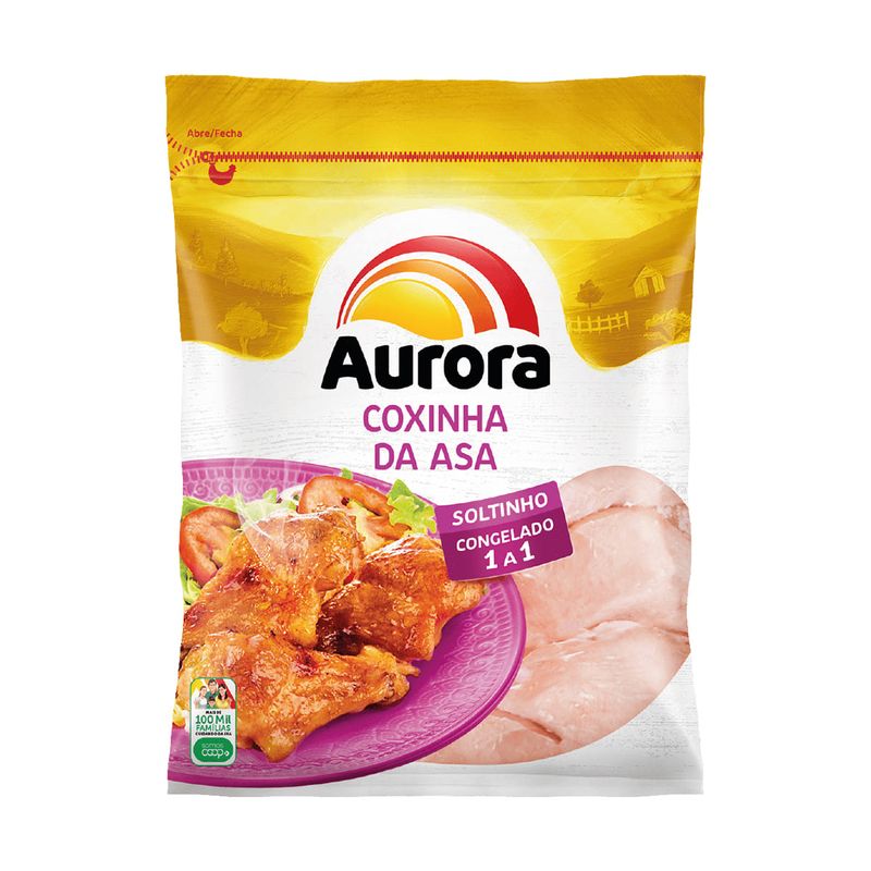 Coxinha da Asa Frango Aurora Soltinho Congelado 3kg (7891164016357)