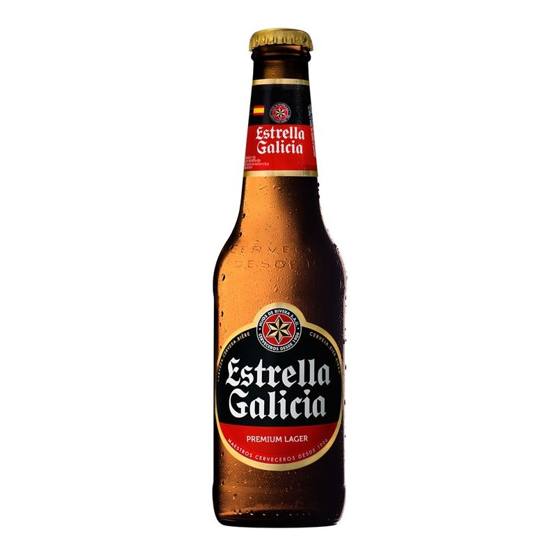 Cerveja Estrella Galicia Long Neck 355ml (7898953990188)