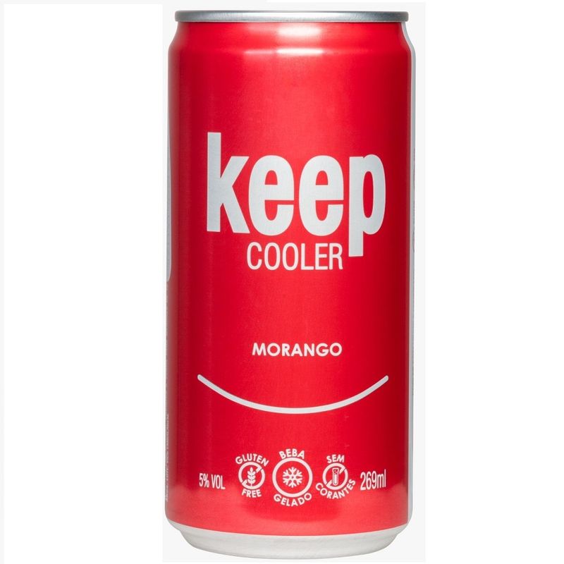 Keep Cooler Morango Lata 269ml (7891141035173)