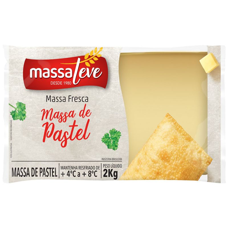 Massa Pastel Massa Leve Rolo 2Kg (7894904211876)