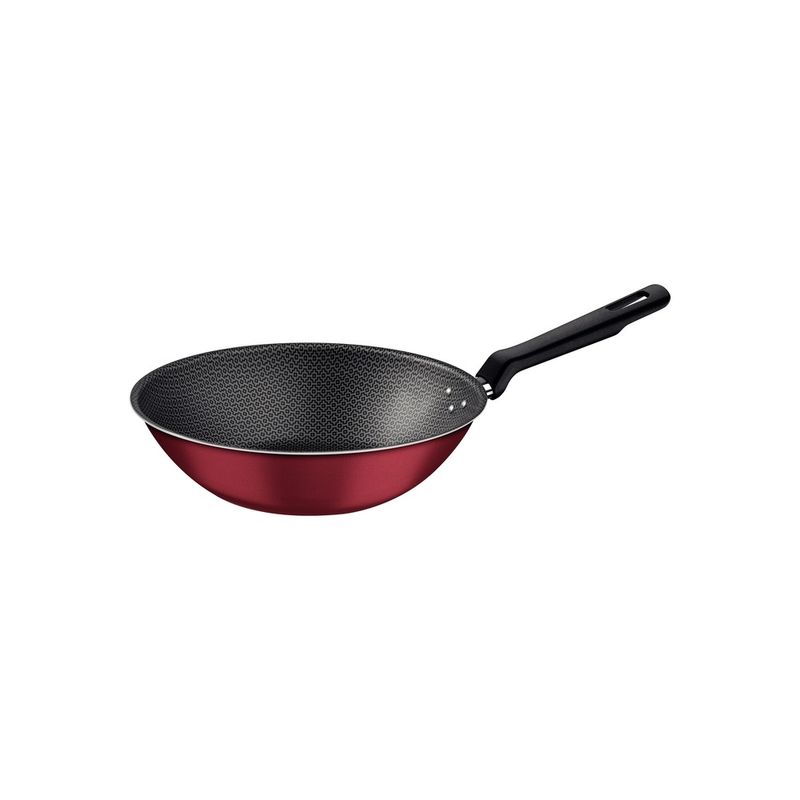 Panela Tramontina Wok Loreto 24 cm Sem Tampa Vermelho (7891112318243)