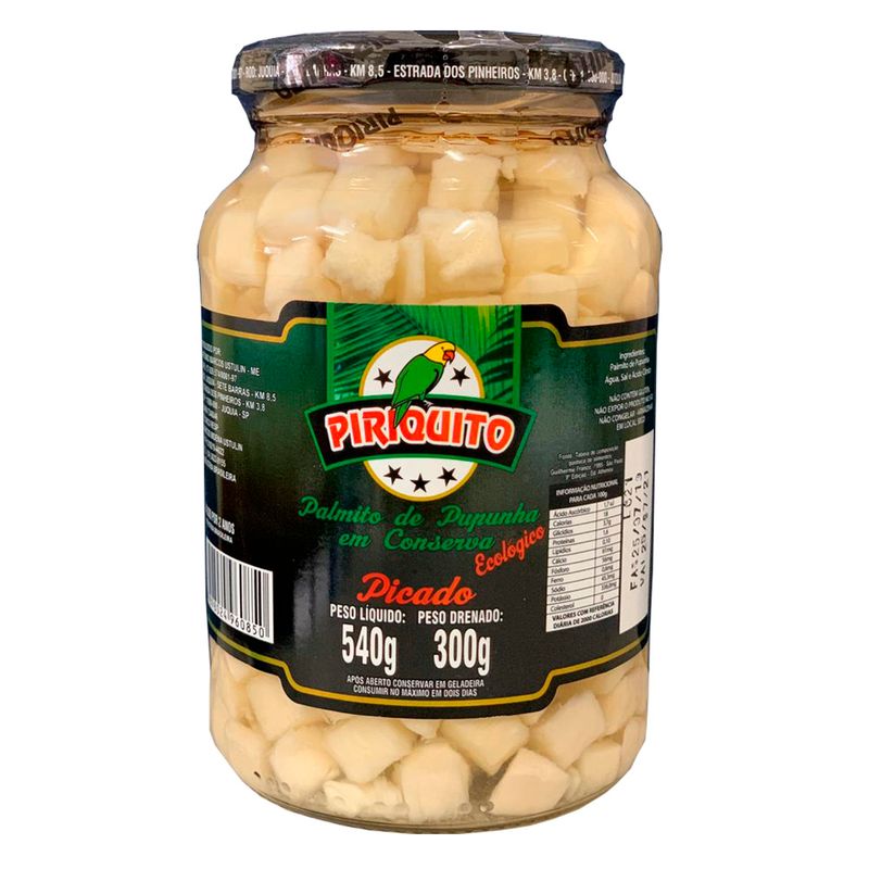 Palmito Piriquito Pupunha Picado 300G (7898024960850)