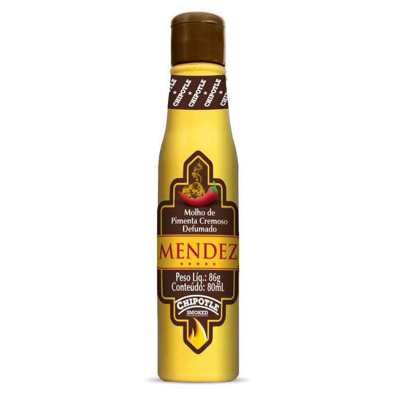 Molho Pimenta Chipotle Mendez 80ml (7898943849144)