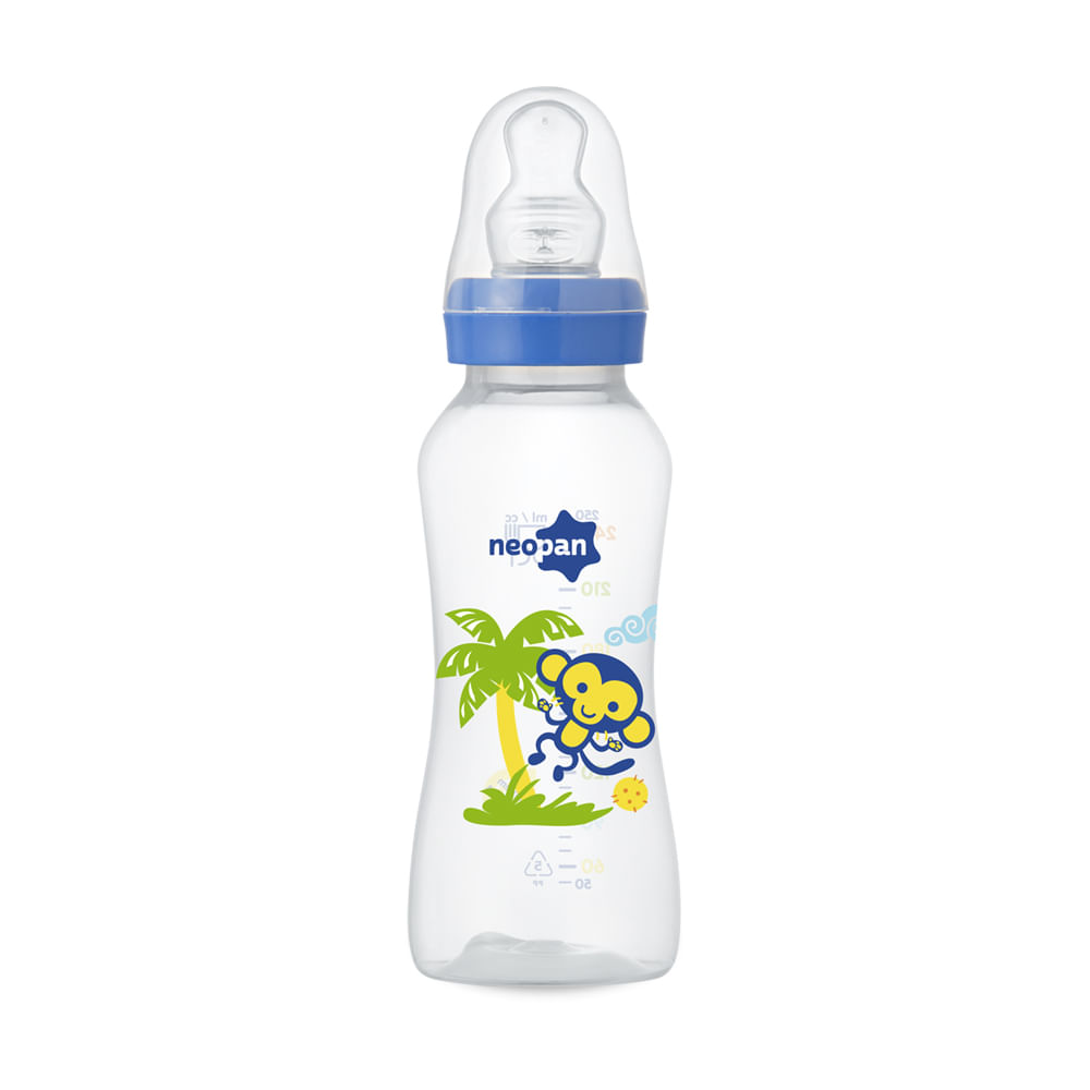 Mamadeira Neopan 70ml Orto Decor N1 Azul