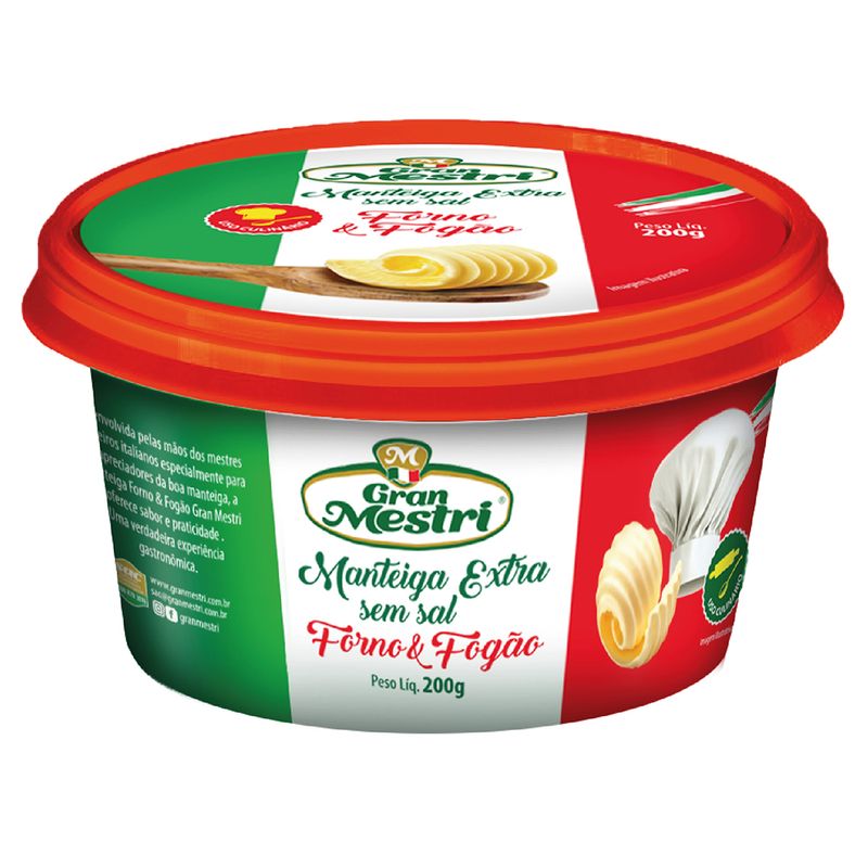 Manteiga Gran Mestri Forno Fogão 200g (7898670300314)