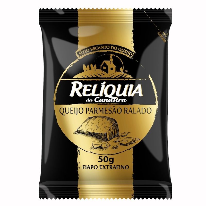 Queijo ralado extrafino Relíquia da Canastra 50g (7898924049488)