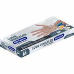 LUVA-DESC-VINILFLEX-BOMPACK-C-100-TRANSP-M
