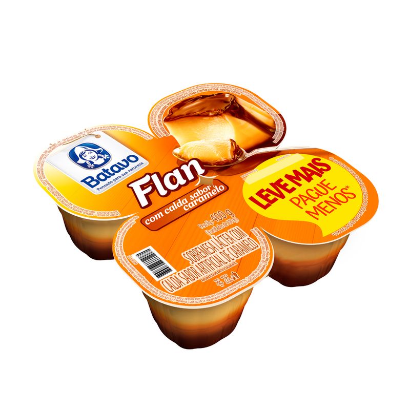 Sobremesa Batavo Flan Caramelo 400g (7891515405311)