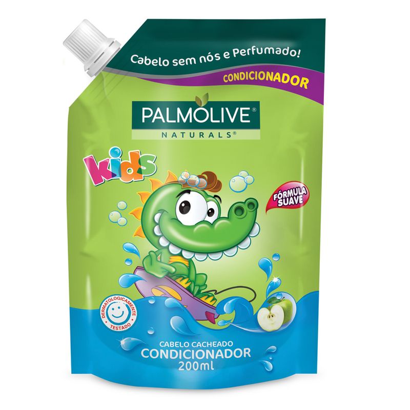 Palmolive Naturals Kids Cabelo Cacheado Condicionador Infantil 200ml Refil (7891024039922)
