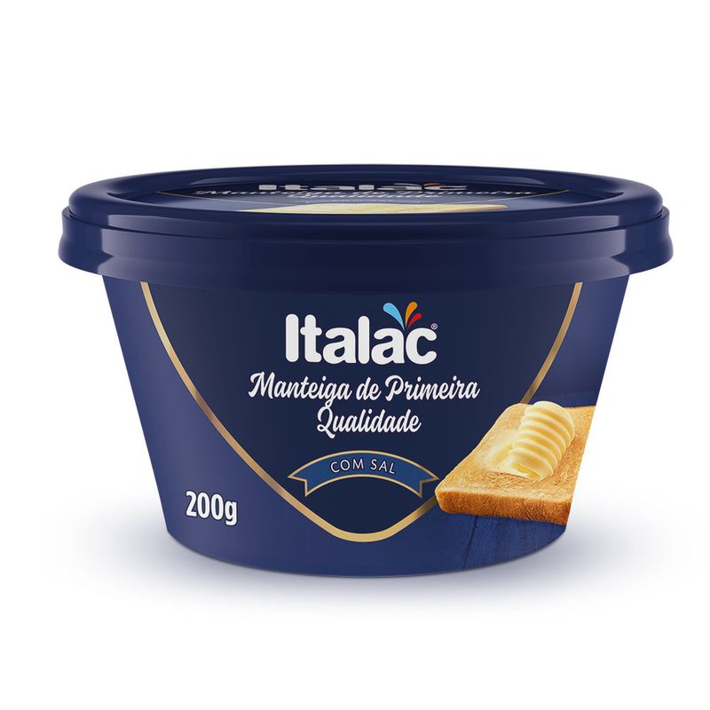 Manteiga Italac Primeira Qualidade 200g (7898080642707)