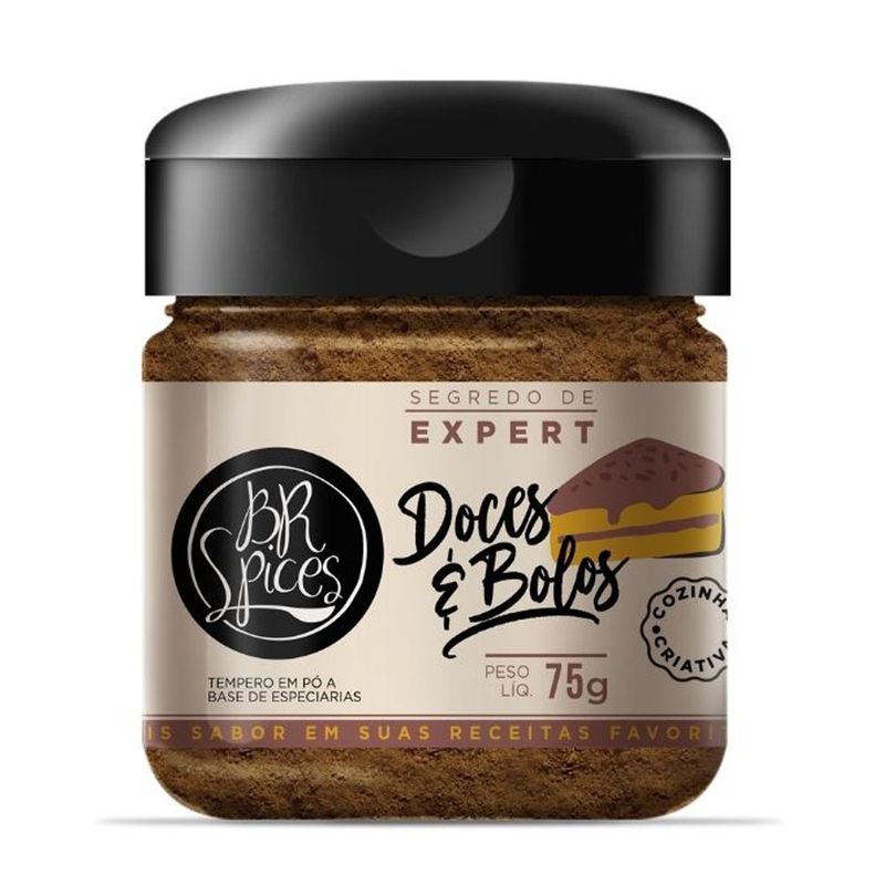 Tempero Segredo Expert Br Spices Doces E Bolos 75g (7898635643876)