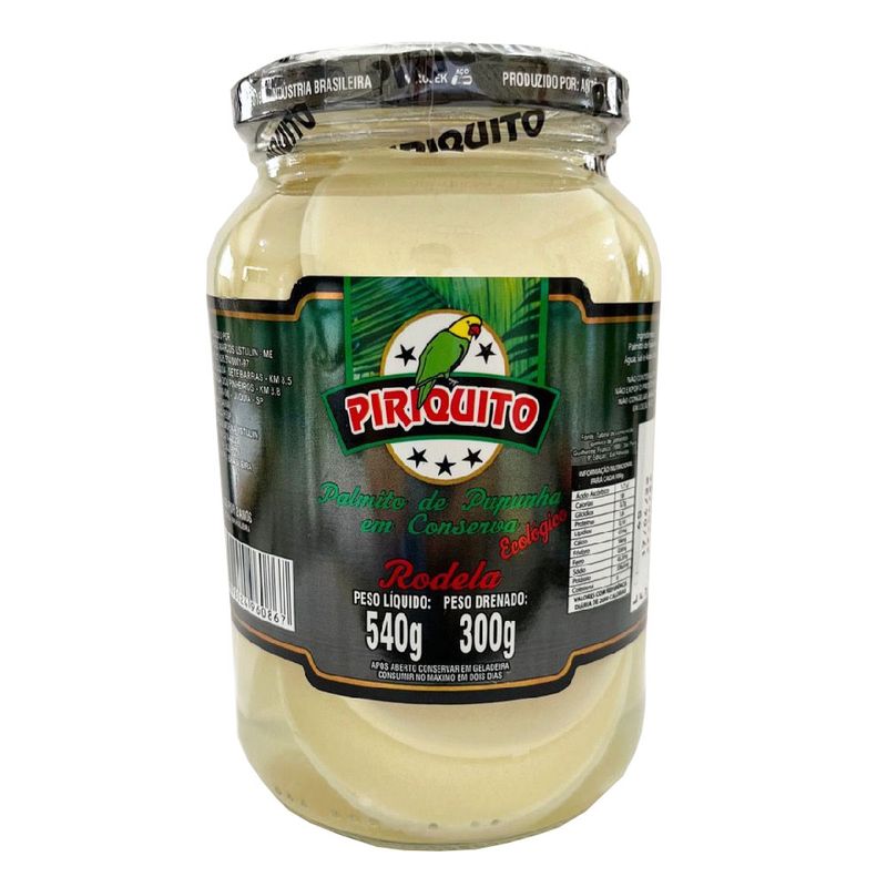 Palmito Pupunha Rodela Piriquito 300g (7898024960867)