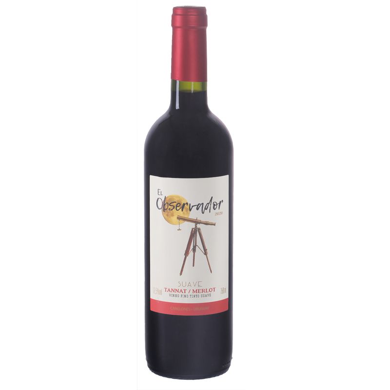 Vinho Uruguaio El Observador 750ml Tannat Merlot (7730931131933)