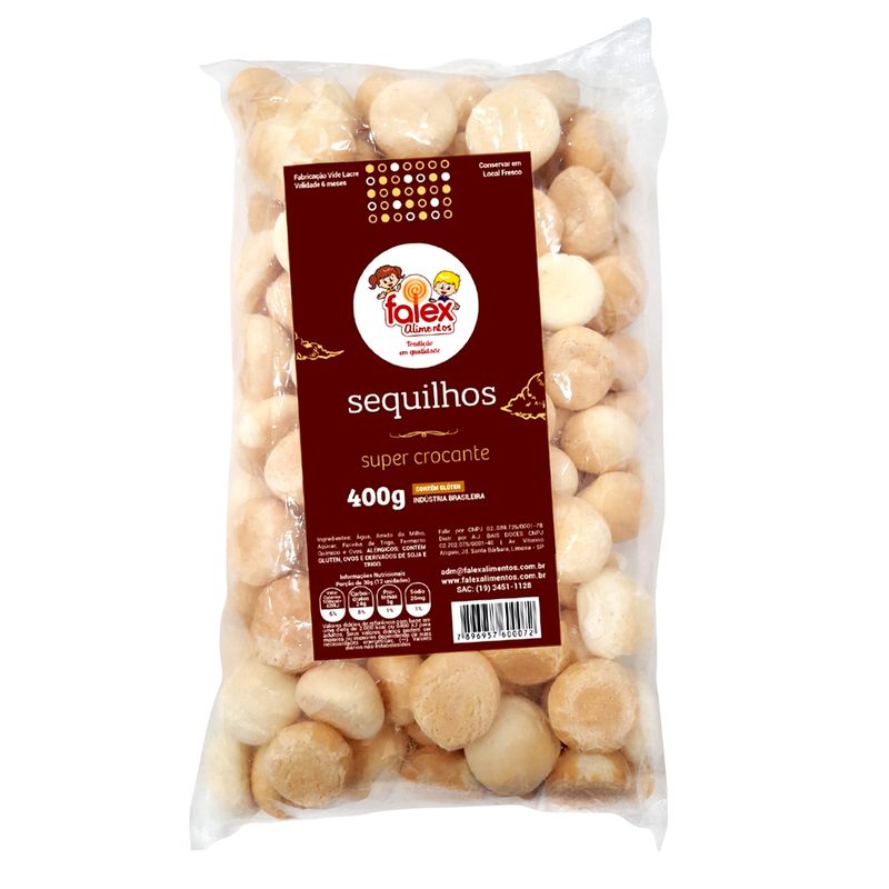 Sequilhos Falex 400g Crocante (7898206182810)