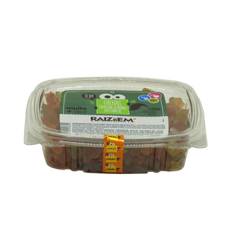 Frutas Cristalizadas Raiz Bem Cubos 150g (7898925218692)