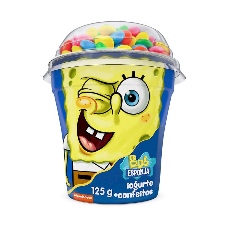Iogurte Batavo Bob Esponja Com Confeito 125g (7891097104541)