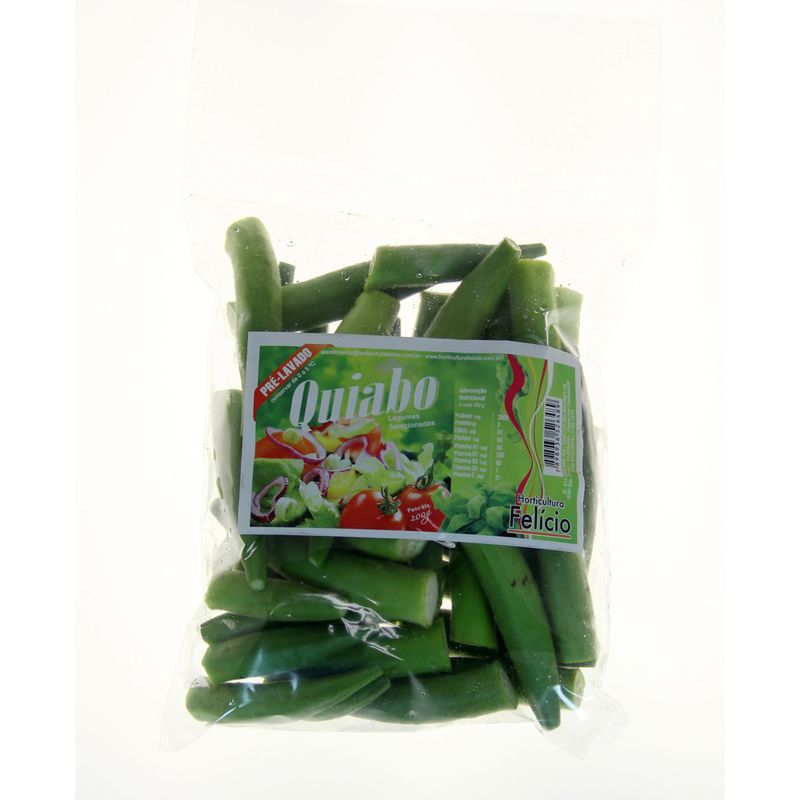 Salada Quiabo Horticultura Felicio 200g (7898936526489)