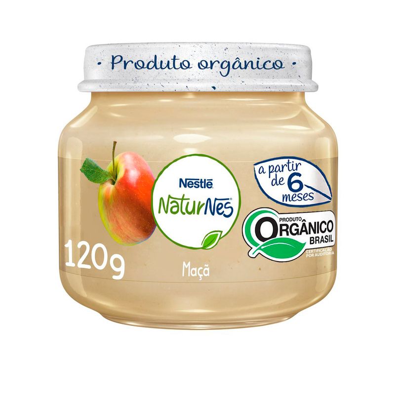 Alimento Infantil Nestlé Naturnes 120g Organico Maca (7891000262597)