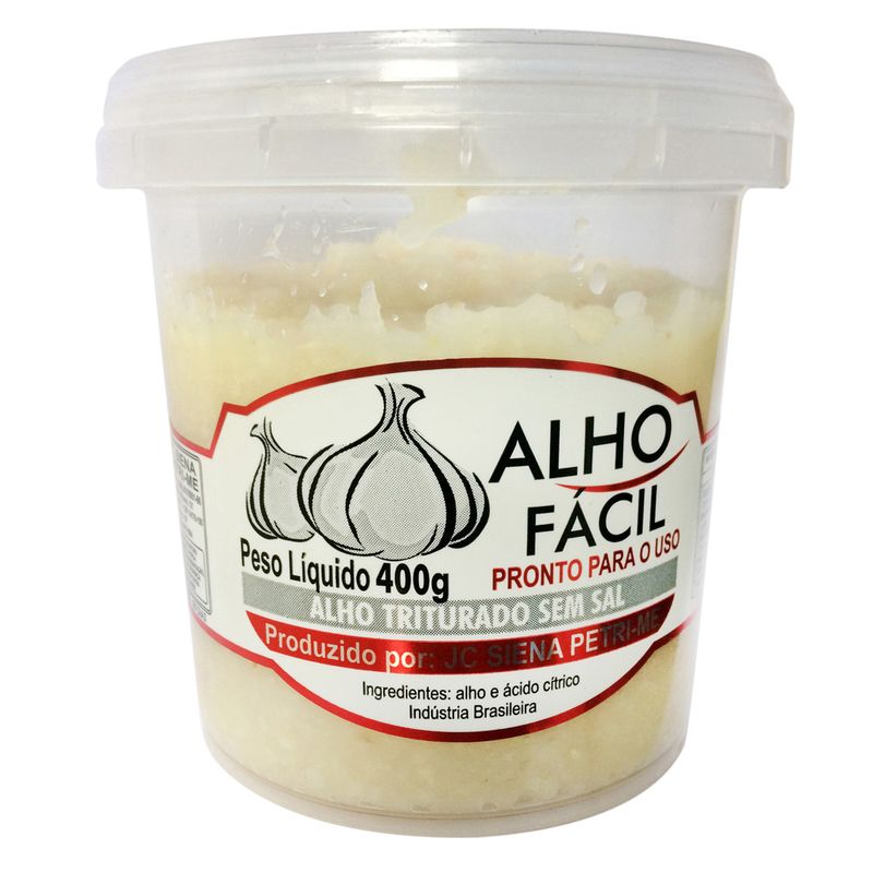 Tempero Alho Alho Fácil 400g Sem Sal (7898400800077)