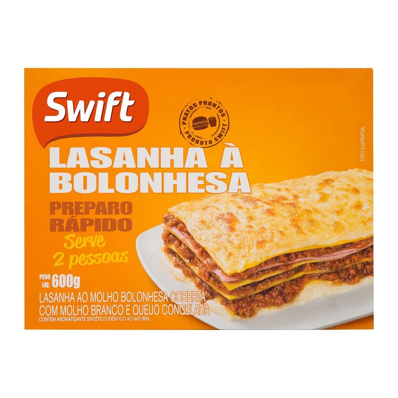 Lasanha Swift Bolonhesa 600g (7894904211913)