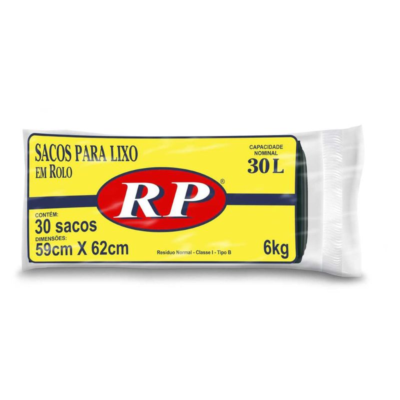 Saco Lixo Rp Rolo 30L Com 30 (7898341250887)