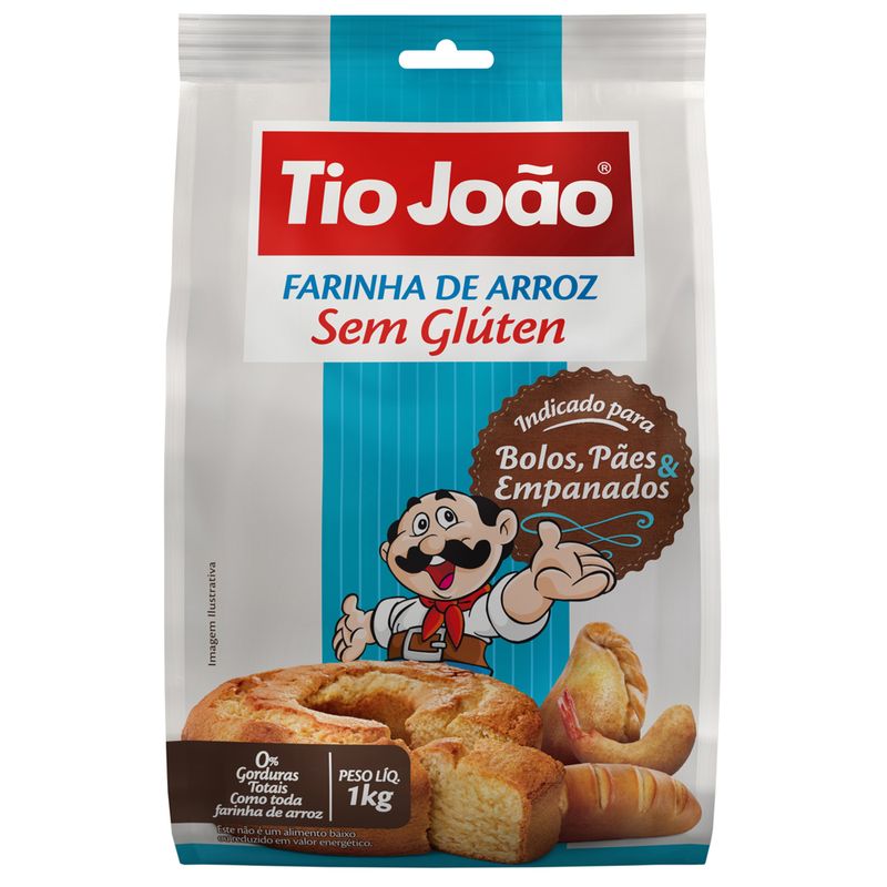 Farinha de arroz Tio João 1kg (7893500085768)