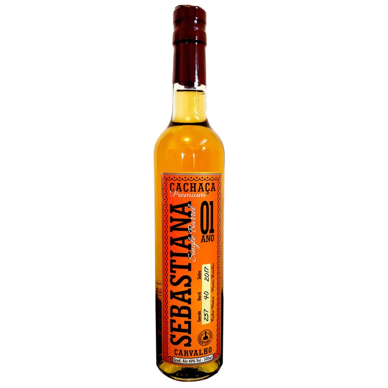 Cachaça Sebastiana 500ml Single Barrel 1 (742832170239)