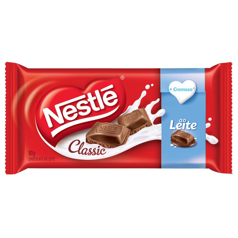 Chocolate Nestlé Classic Ao Leite 90g (7891000276938)