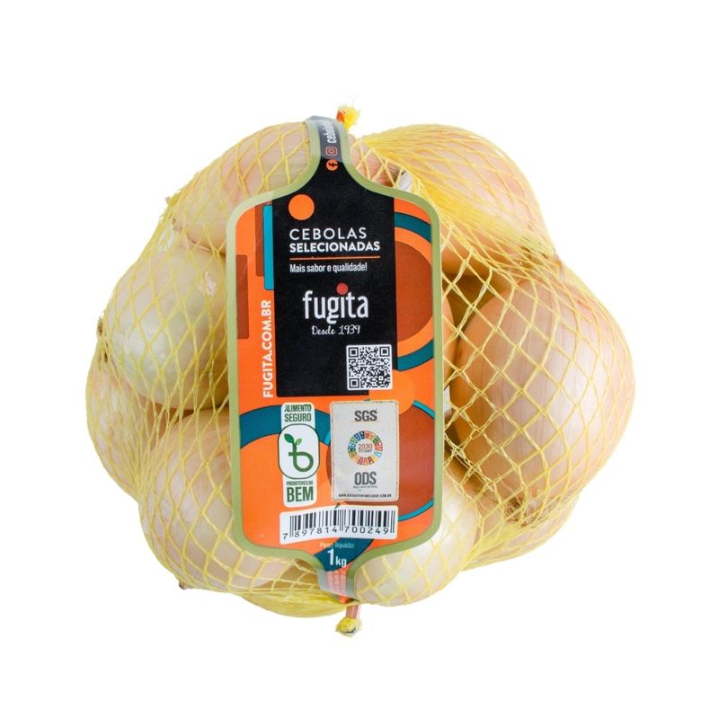 Cebola Selecionada Fugita Pacote 1kg (7897814700249)